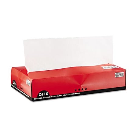 Bagcraft Qf10 Interfolded Dry Wax Paper, 10 X 10 1/4, White, 12PK 011010